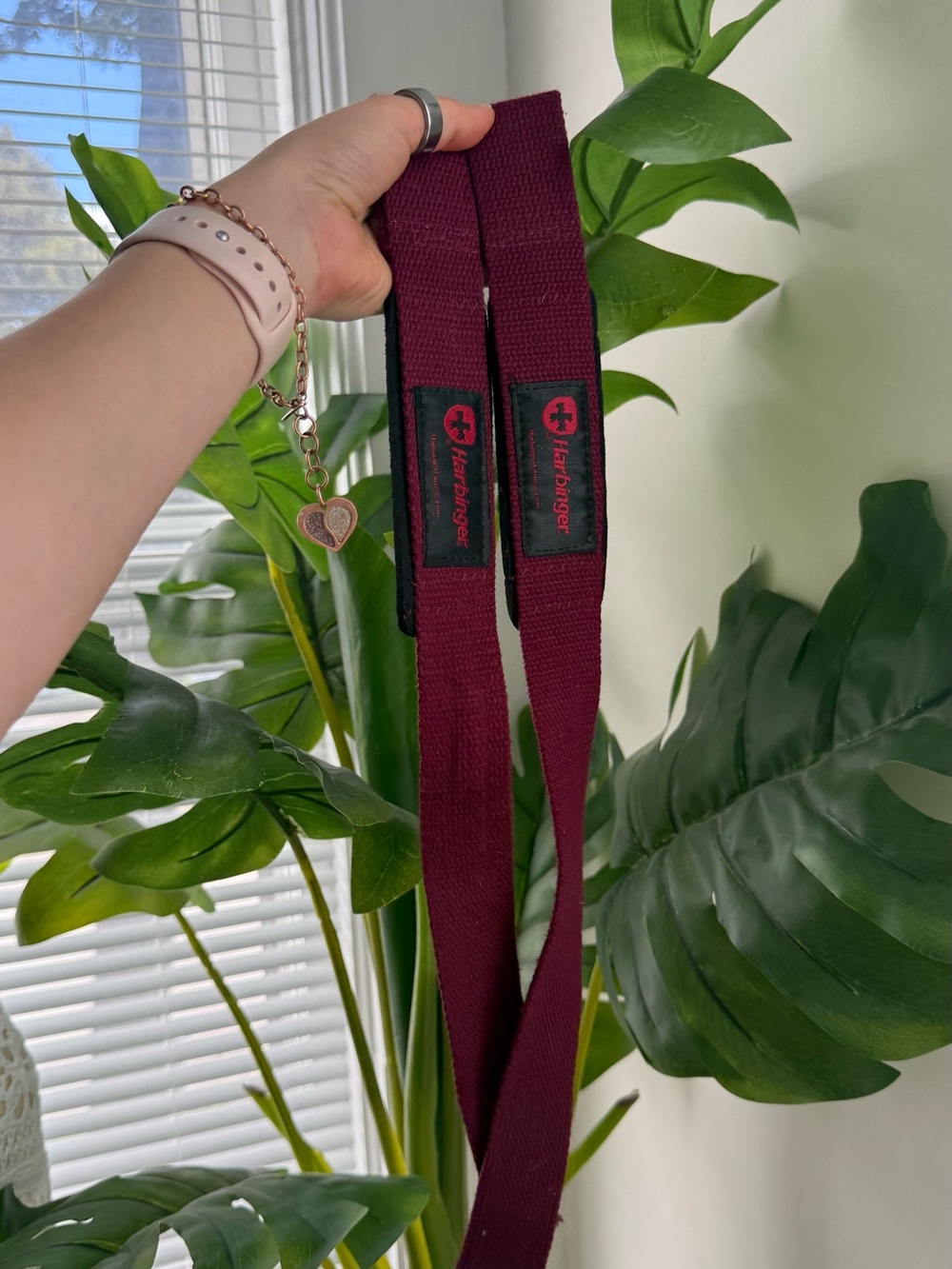 Harbinger 21.5" Padded Cotton Weight Lifting Straps